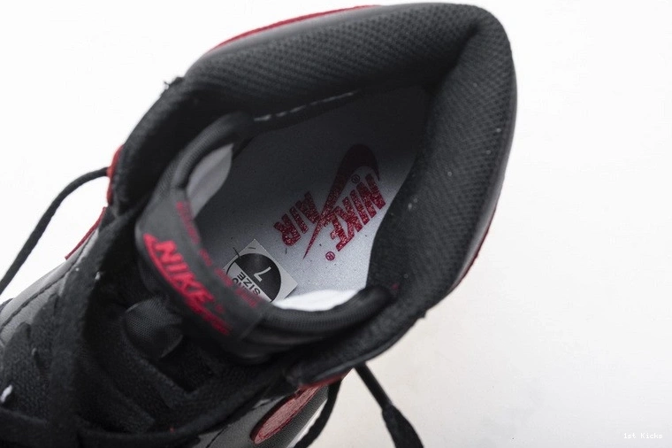 555088-001 Red Air 1 High Jordan Banned Black Retro  1226